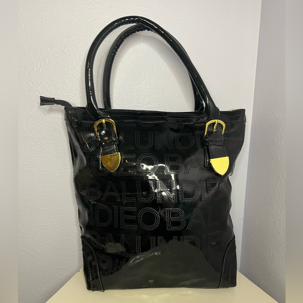 Black Patent Purse